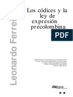 Los Codices y La Ley de Expresion Precolombina