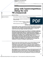 D, Aveni, Richard, A, (1995) Coping With Hypercompetition Utilizing The New 7S S Framework