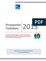 Presupuesto Ciudadano 2015