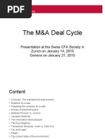 M&A Deal Cycle