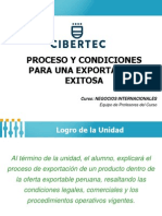 Unidad 4 - Proceso y Condiciones para Una Exportación Exitosa 2015-I