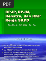 Sesi 3 Dan 4 PJP, PJM, Renstra, RKP