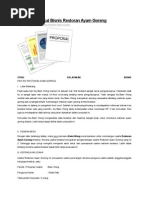 Download Contoh Proposal Bisnis Restoran Ayam Goreng by Denny Pe EM SN275395134 doc pdf