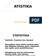 STAT] Statistika: Statistik, Populasi dan Sampel hingga Penghitungan Ukuran Pemusatan dan Penyebaran Data