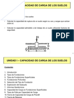 Cimentaciones - Unidad 1