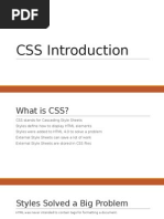 CSS Introduction