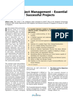 Effective Project Management - Essential Elements For Successful Projects