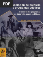 Miram Cardozo La Evaluacion de Politicas y Programas Publicos
