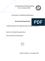 Tarea 4 Cudro Descriptivo Array Disc y Cloud Computing