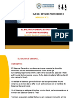 MODULO #3 - El Balance General (Estado de Situación Financiera)
