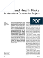Safety and Health Risks in International Construction Projects