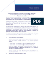 II Aspectos Basicos Del Bono de Reconocimiento