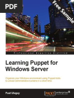 Learning Puppet for Windows Server - Sample Chapter