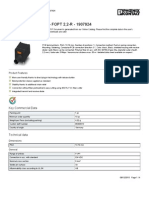 FO PCB Terminal Block - FOPT 2,2-R - 1907924: Key Commercial Data