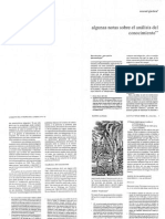 GANDARA, M. Algunas Notas Sobre El Análisis Del Conocimiento. 1990