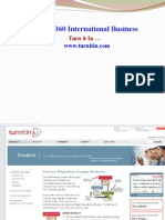 BSNS 7360 Int'l Business Turnitin Class ID