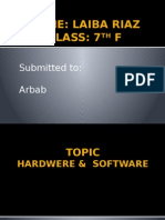 Laiba RiazHardware N Software