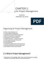 Dumaguing Chapter2 Organizing For Project Management