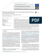 Abigail Kennedy et al. - Improving novel food choices in preschool children using acceptance and commitment therapy