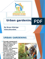 Urban Gardening Ppt