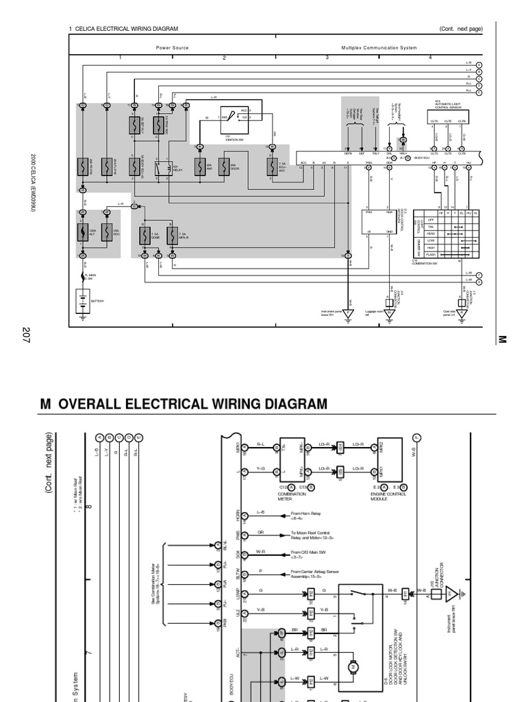 Toyota Celica Radio Wiring Diagram 1990 Toyota Celica (FWD)