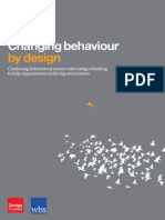 Changing Behaviour by Design