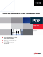 BPM 100 BPMinAction Redpaper Lean SixSigma SOA and BPM for Business Results HansSkalle BillHahn