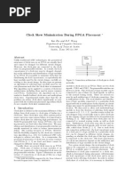 Clock Skew Minimization During FPGA Placement