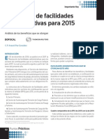 Resolución de Facilidades Administrativas para 2015