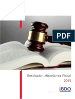 19.Resolucion Miscelanea Fiscal 2015
