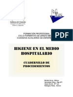 Cuaderno de Higiene