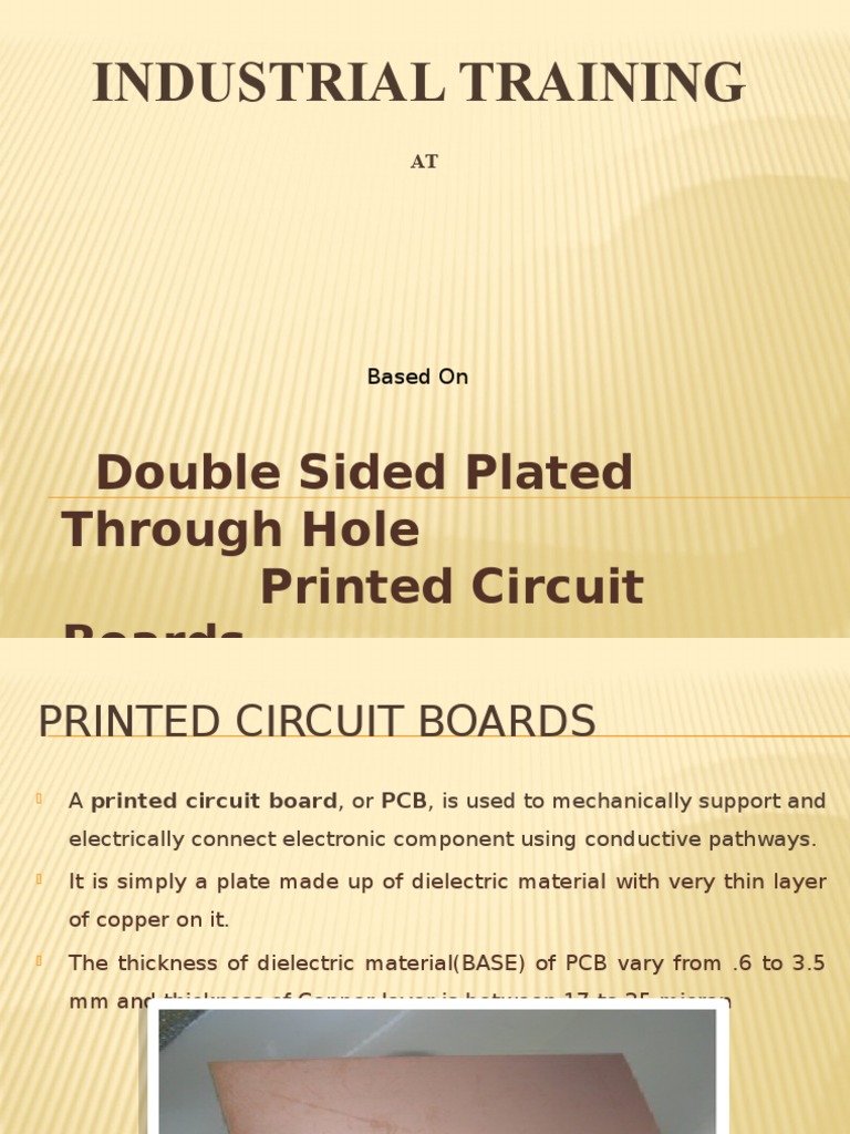 Double-Sided PCB Manufacturing Guide | PDF | Printed Circuit Board ...