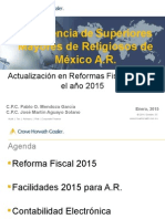 019Actualización en Reformas Fiscales Para El Año 2015