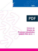 Modulo de Diseño de Procesos Industriales 2013-1