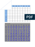 Educa C I On Tablas de Multipl I Car