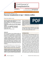 Pancreas Transplantation in Type II DM