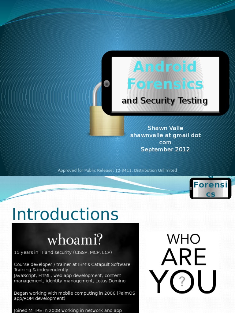 Android Forensics Training Overview | PDF | Android (Operating System ...