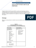 Coagulacion Intravascular Diseminada