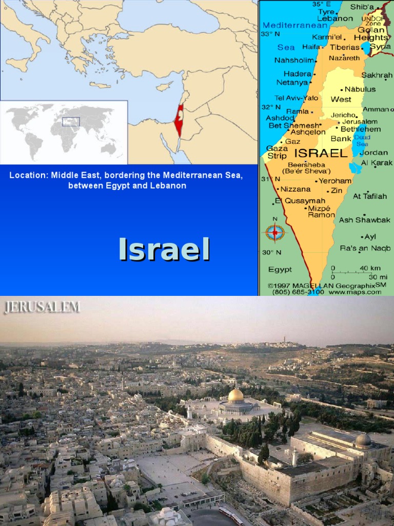 Israel: Location and Overview | PDF