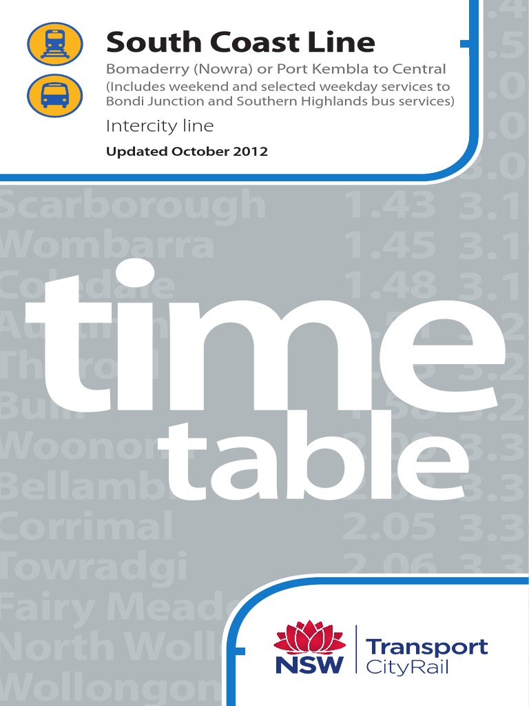 South Coast Line Train Delays Today