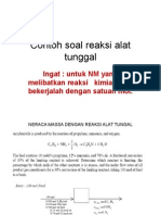 Contoh Soal Reaksi Alat Tunggal-A