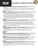 Summary of Comments on Crise Dos 40 Anos - Machado Por John Gledson