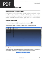 Guía PowerSHAPE # 1.- Introducción