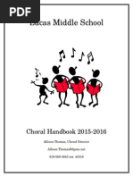 Lms Chorus Handbook 2015-2016