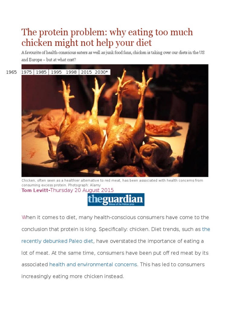 The Protein Problem Why Eating Too Much Chicken Might Not Help Your