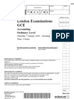 7011 Accounting January 2010