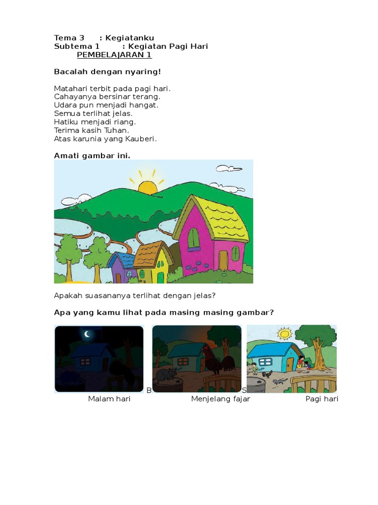 Free Gambar Lk Kelas 1 Tema 3 Terkeren oleh www.cikimm.com