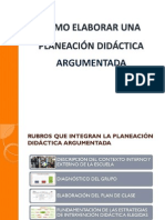 Como Elaborar Una Planeación Argumentada