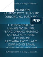 Dunong NG Puso - Batay Sa Salmo 51