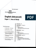 James Ruse 2009 English Trial Paper 1